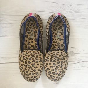 Rothy’s leopard print loafers